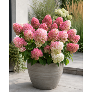 Hortenzia metlinatá (Hydrangea paniculata) ‘LIVING PINK & ROSE’® by LIVING CREATIONS® - výška 50-70 cm, kont. C2L 